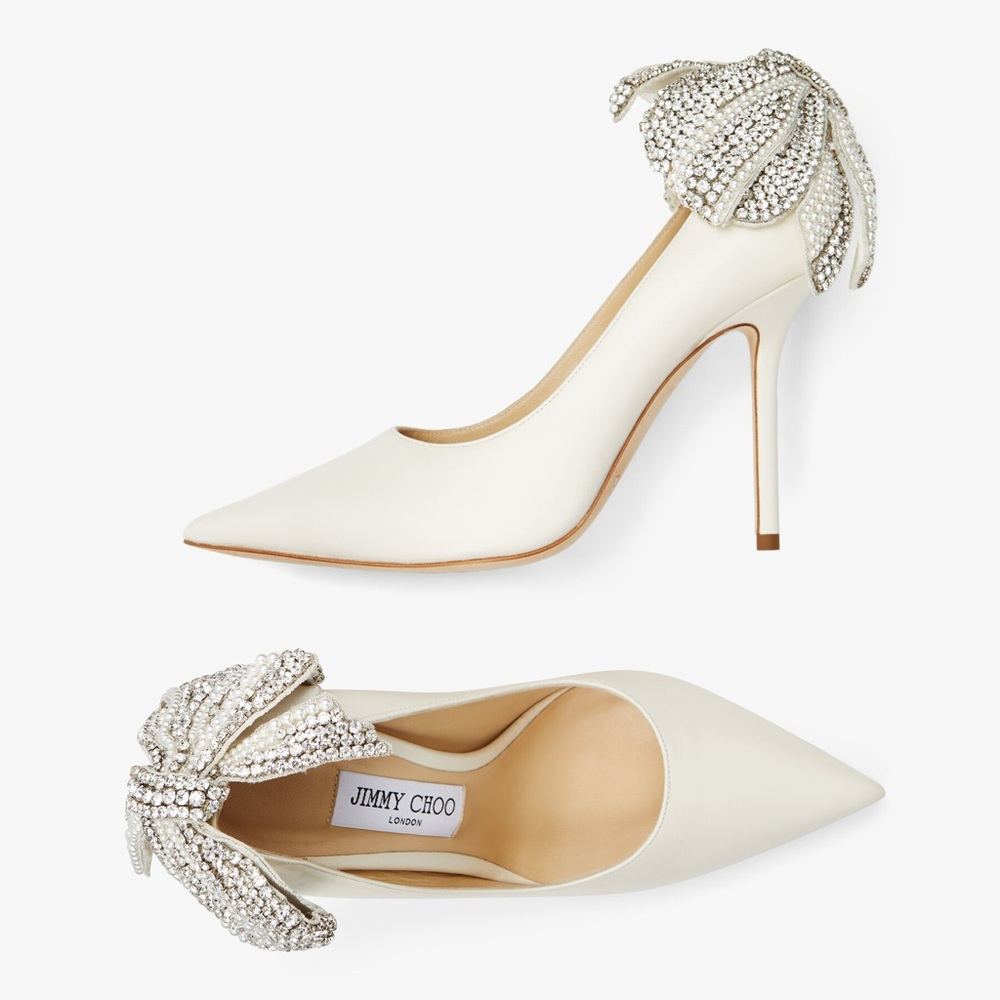 New JIMMY CHOO Love 100 patent leather pumps $1,575 40